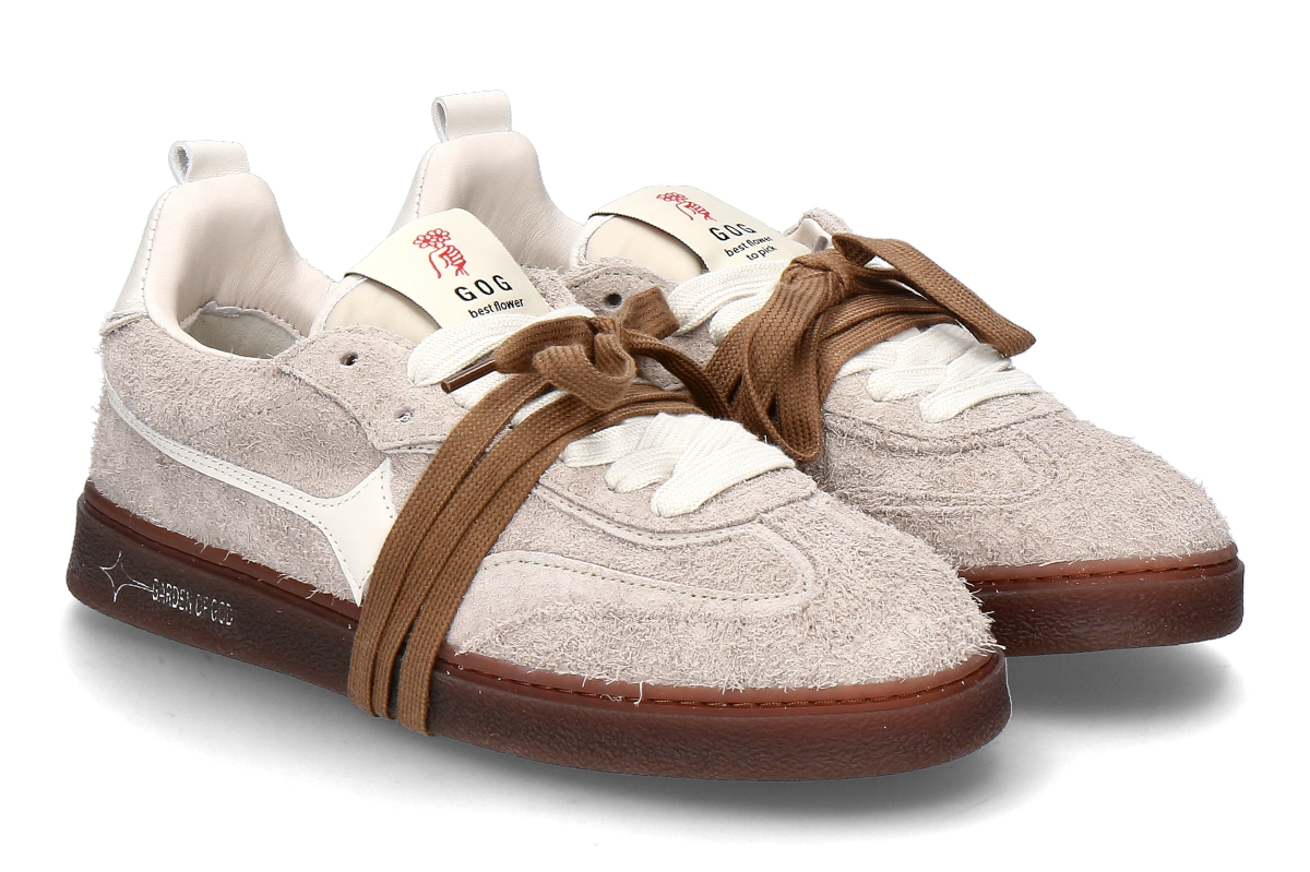 Garden of God Damen-Sneaker EARTH HAIRY SUEDE- taupe