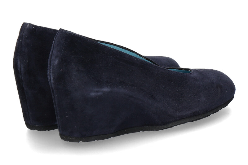 Thierry Rabotin Keilslipper DACIO CAMOSCIO NAVY (36)
