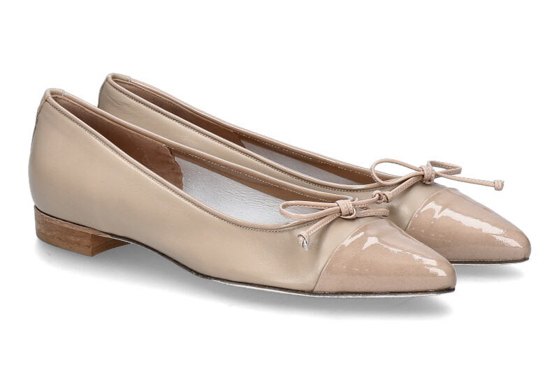 Lorbac Ballerina FLORY NAPPA VERNICE- nude
