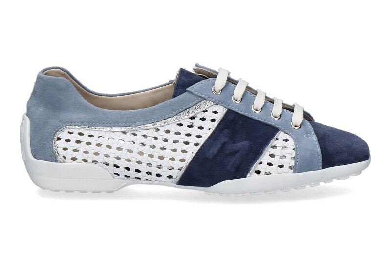 Mania Sneaker CAMOSCIO OSAKA- bianco/ blue