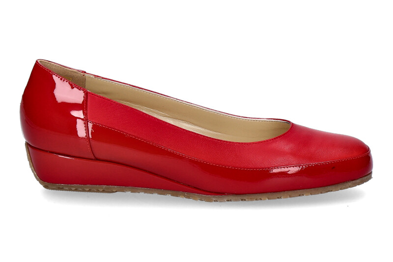 Bagnoli Slipper 6060 VERNICE NAPPA- rosso/ rot