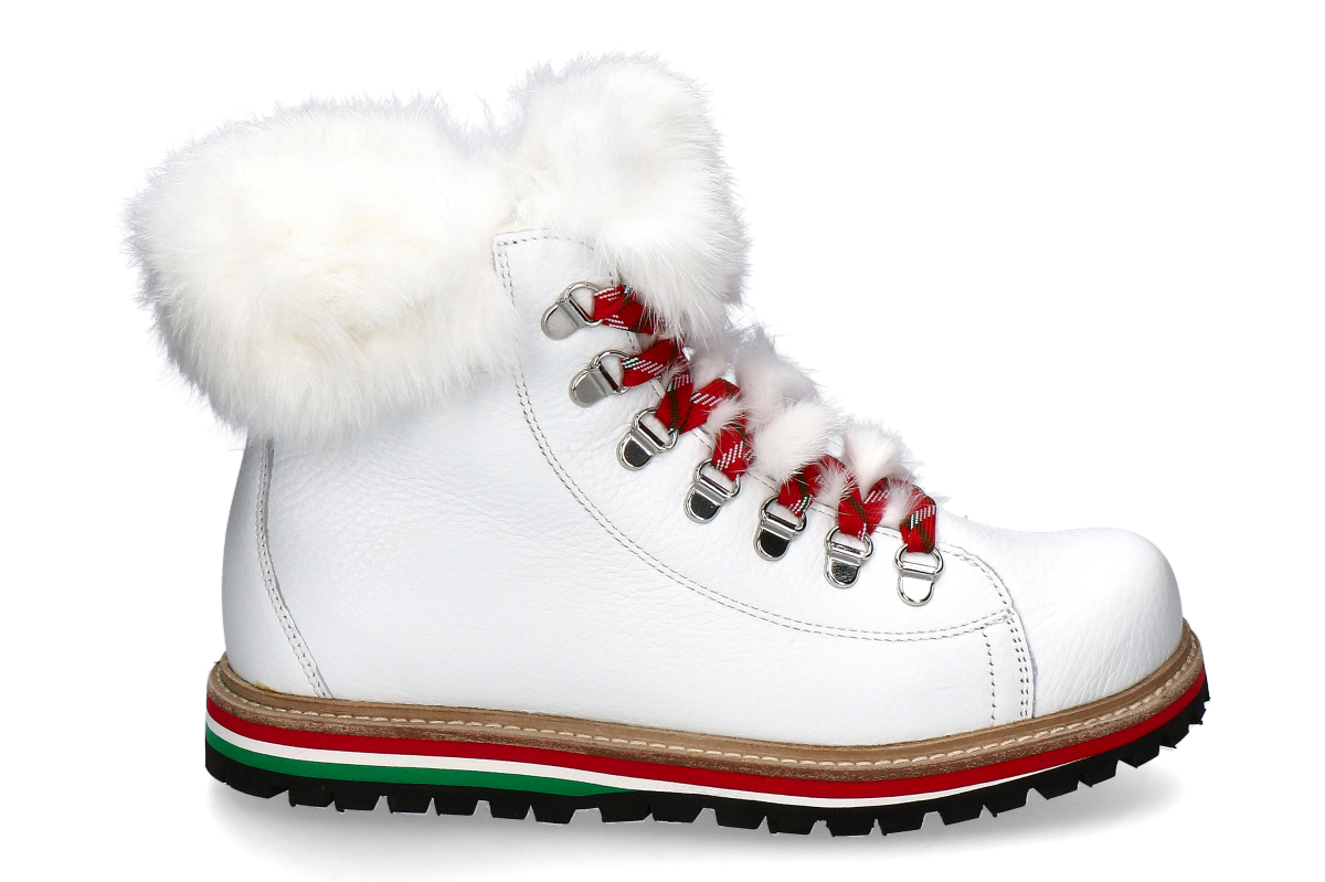 Oscar Sport Damen Schnürboots gefüttert ARIEL TRICOLORE - white / weiß