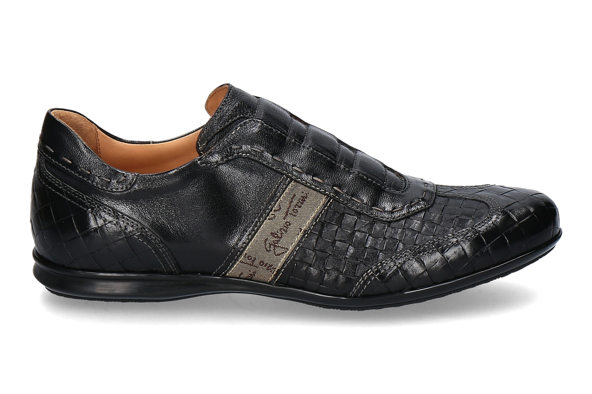 Galizio Torresi Slip-On Sneaker BUFALO VEGAS- nero/ schwarz