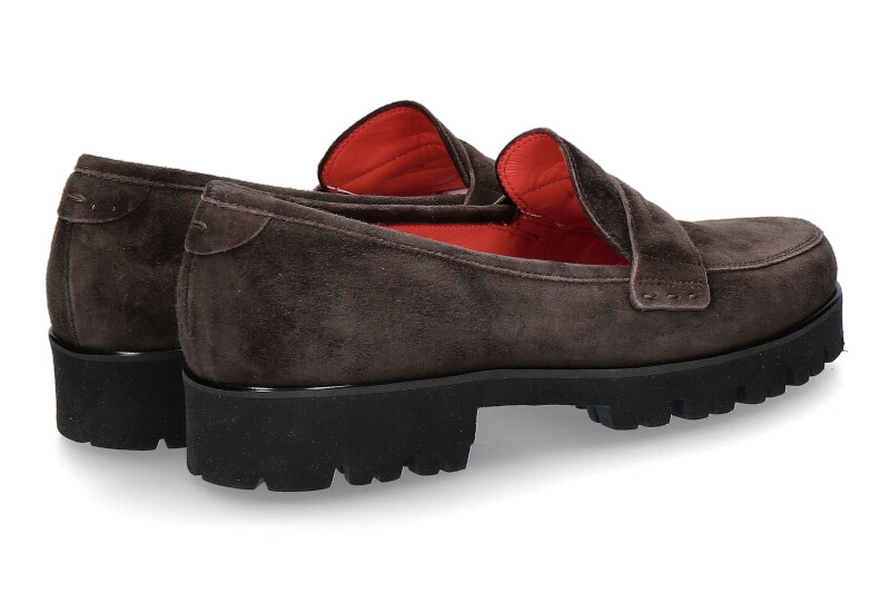 Pas de rouge Slipper MARTA CAMOSCIO CHOCOLAT (35½)