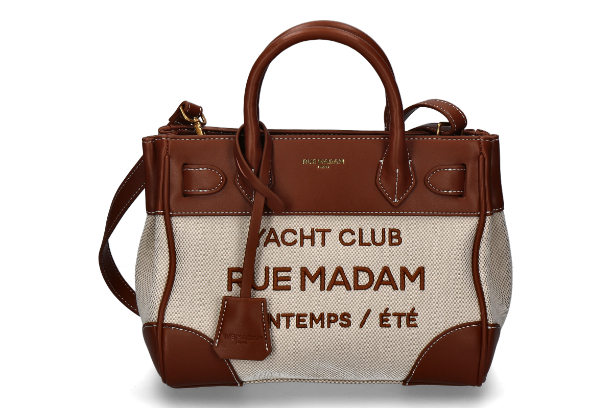 Rue Madam Handtasche RIVIERA- braun/ canvas brown