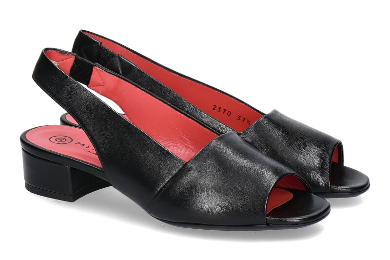 Pas de rouge Sandale NAPPA NERO (36½)