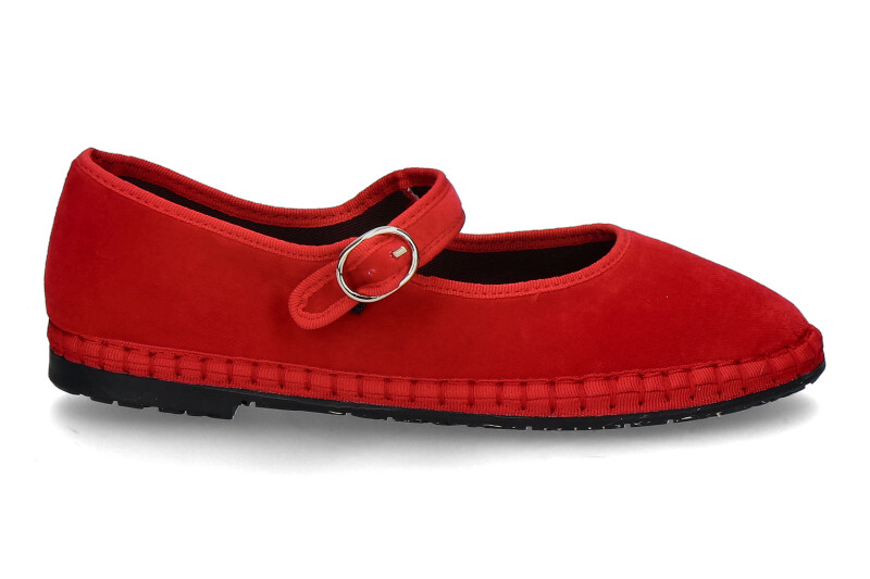 Flabelus Riemenballerina MELLARK SAMT- rot