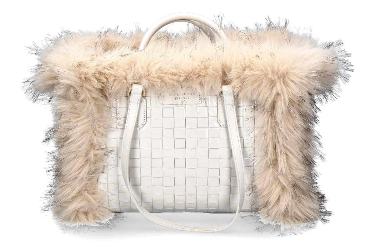My-Best Bag Firenze Tasche MINI ATENA CHAMONIX- weiss/beige 