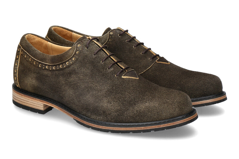 dirndl + bua Trachtenschuh ANTIKBOCK ahorn