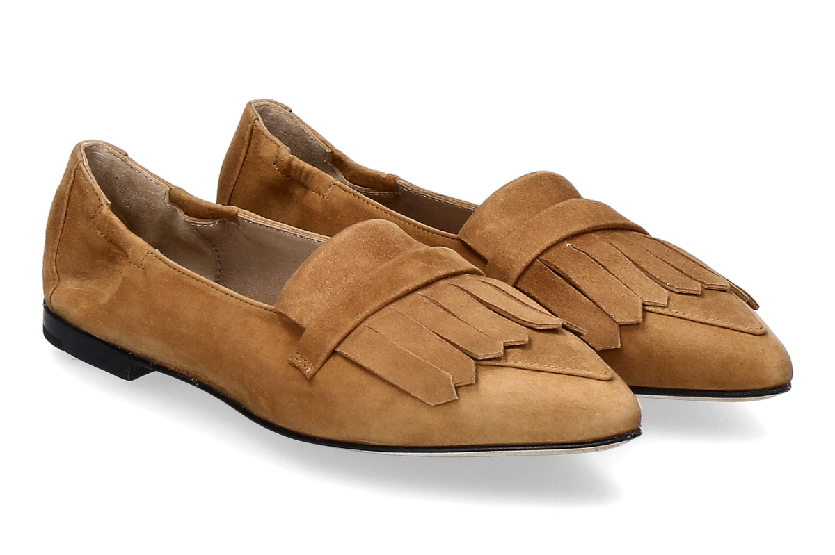 Pomme d'Or Loafer GRACE CAMOSCIO- biscuit/ mittelbraun