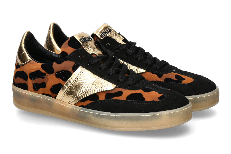 Mjus Sneaker LEOPARDINO- nero/ mustard/ oro
