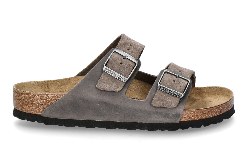 Birkenstock Herren- Pantolette ARIZONA BS MISCHLEDER- concrete gray