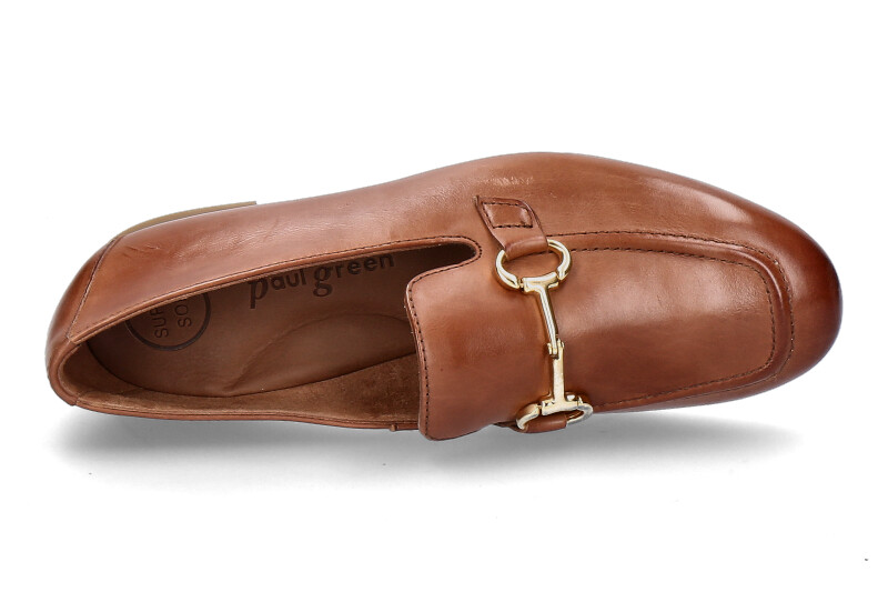 Paul Green Loafer STAR CALF- cognac