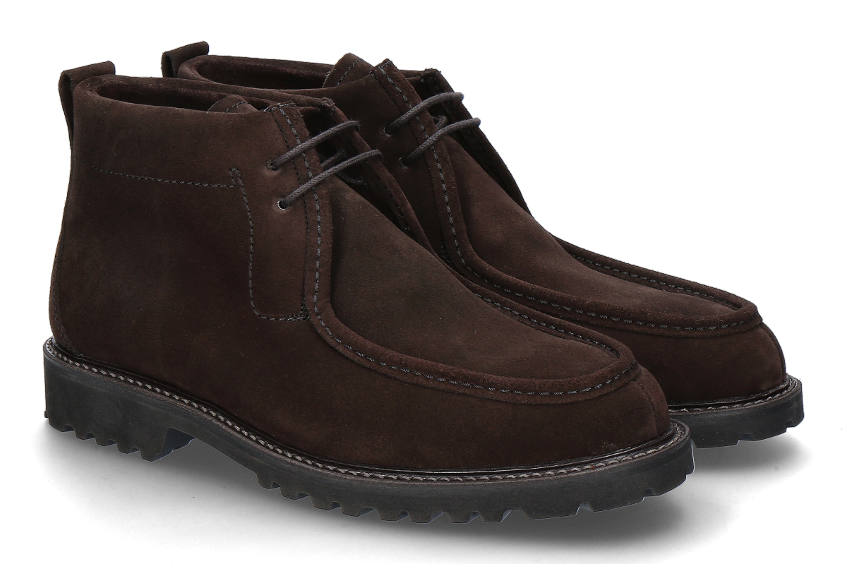 Ludwig Reiter Herren- Schnürer gefüttert- TOURING HYDROVELOURS/ dunkelbraun