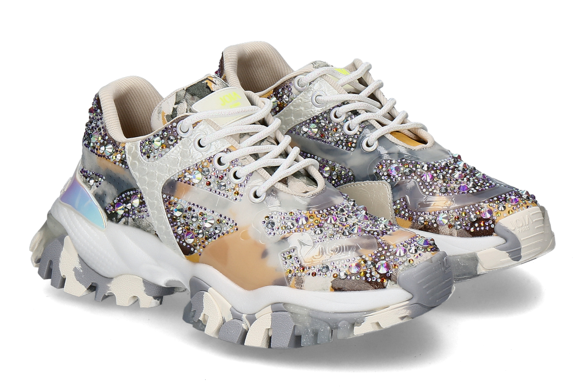 Joia Paris Damen- Sneaker JEWEL- grau/ orange