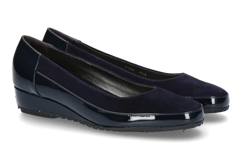 Bagnoli Slipper VERNICE CAMOSCIO- blu/ dunkelblau