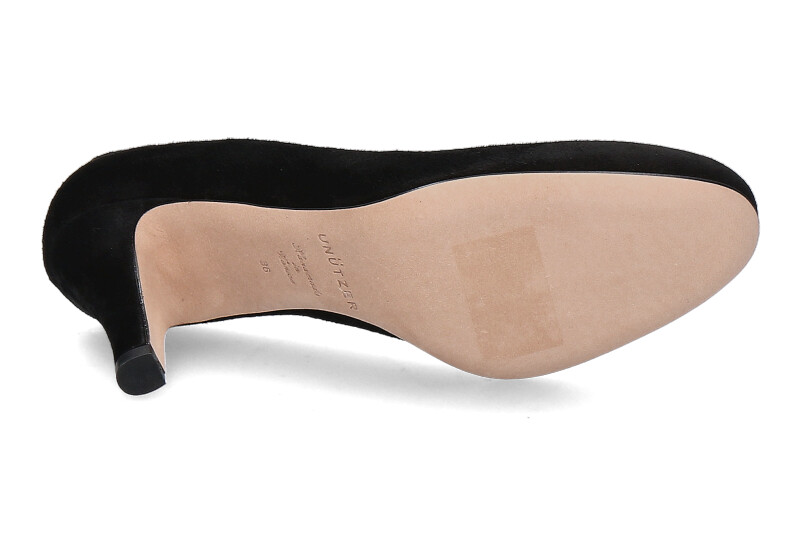 Unützer Pumps CALZATURE DONNA CAMOSCIO VELUKID NERO (38)