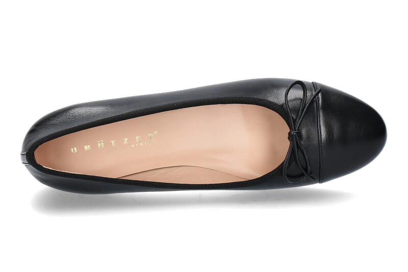 Unützer Ballerina CLASSIC NAPPA- nero/schwarz