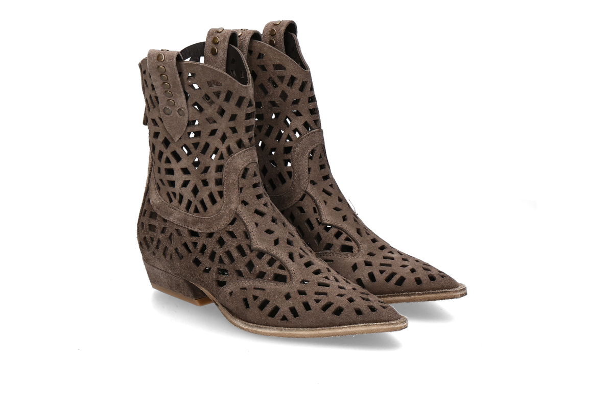 mimmù Stiefelette COWBOY DARK- dunkelgrau/ dark grey