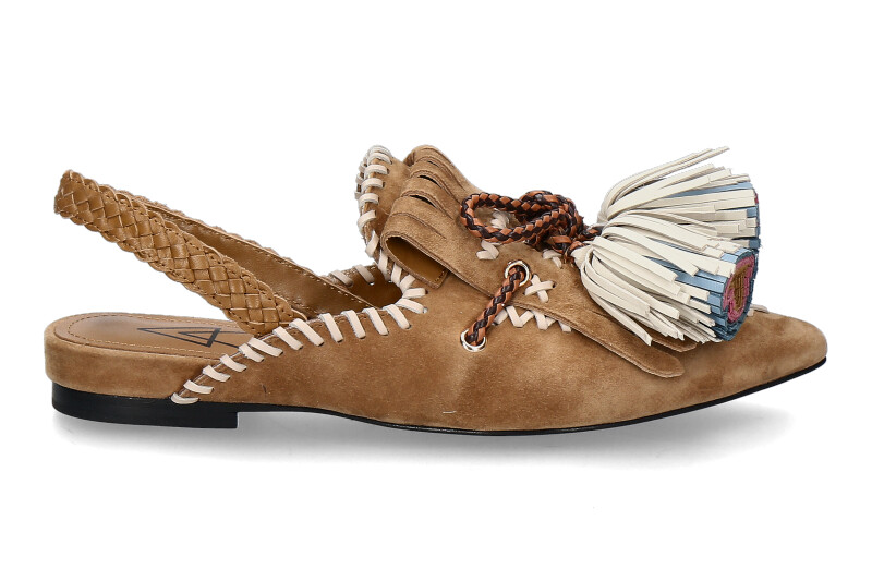 Elena lachi Slingbacks SUEDE- tan/braun
