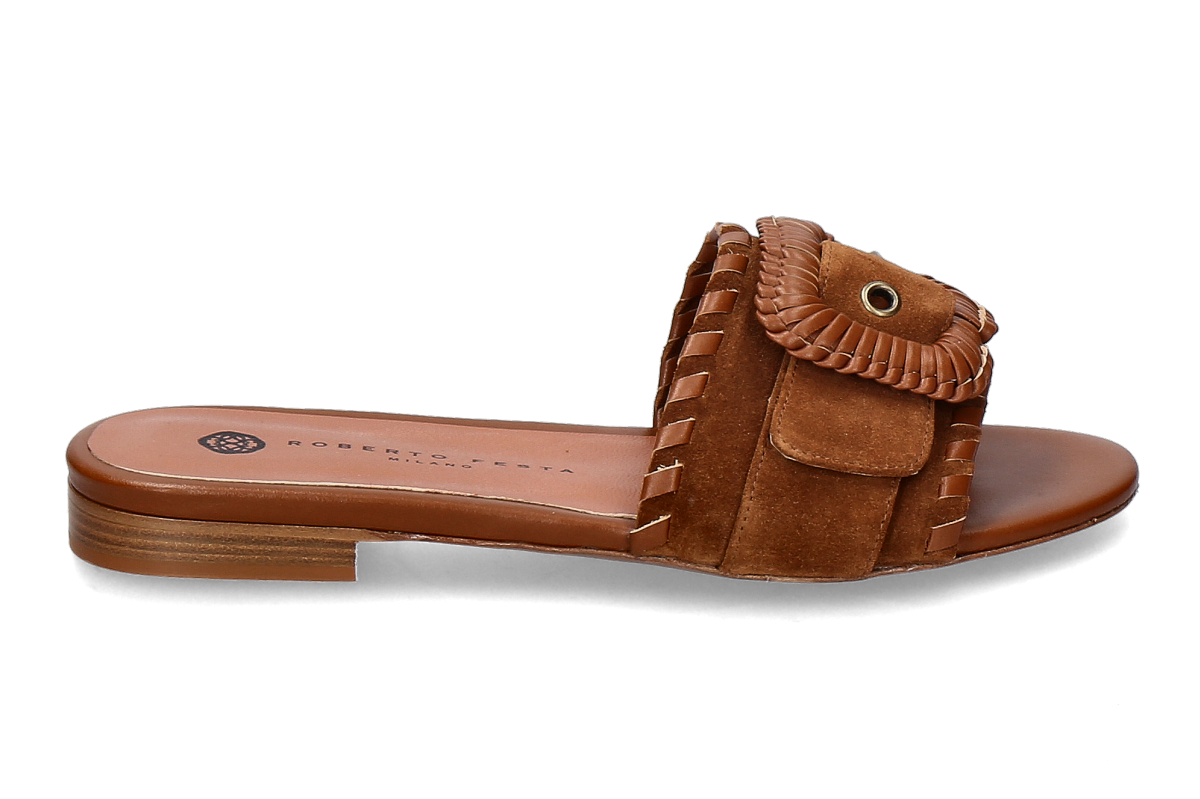 Roberto Festa Pantolette LOPEZ SOFTY- cannella/ hellbraun