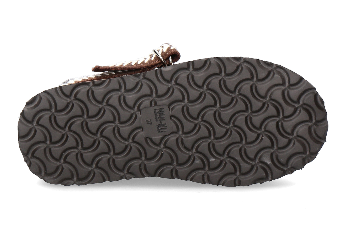 Nan-Ku Couture Bootie gefüttert DFH13 - coffee_262300047_4