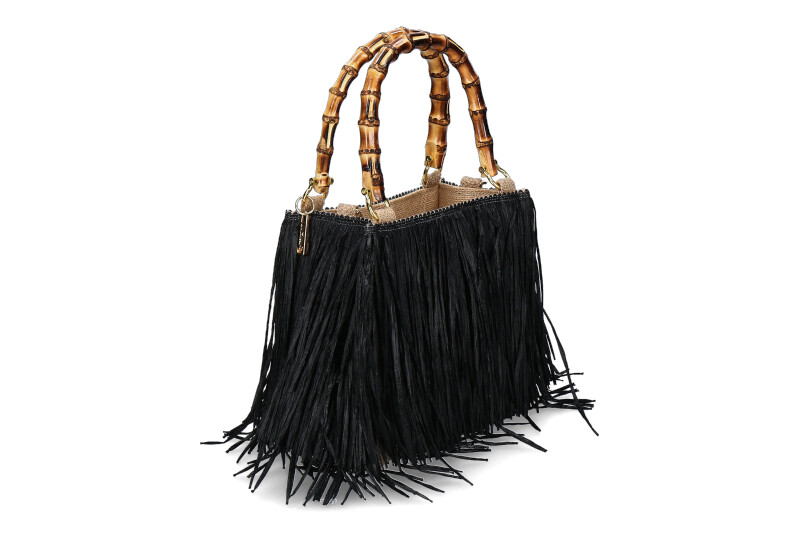 La Milanesa Henkeltasche TAN SMALL- nero/schwarz