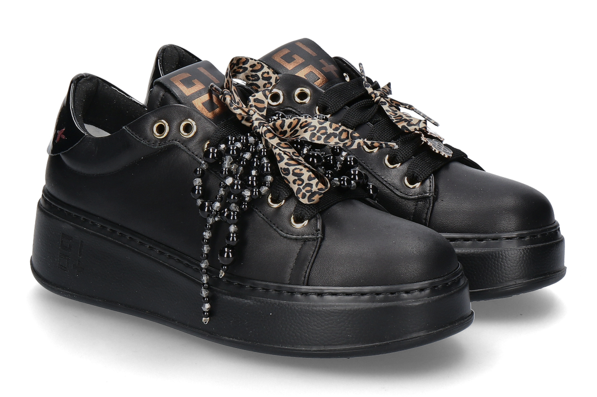 Gio+ Damen- Sneaker PIA 434A COMBI- black /schwarz