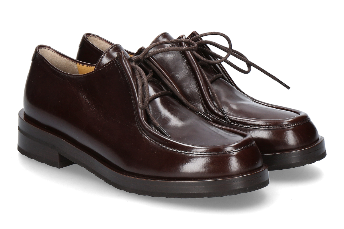 Truman's Schnürschuh VITELLO - dunkelbraun