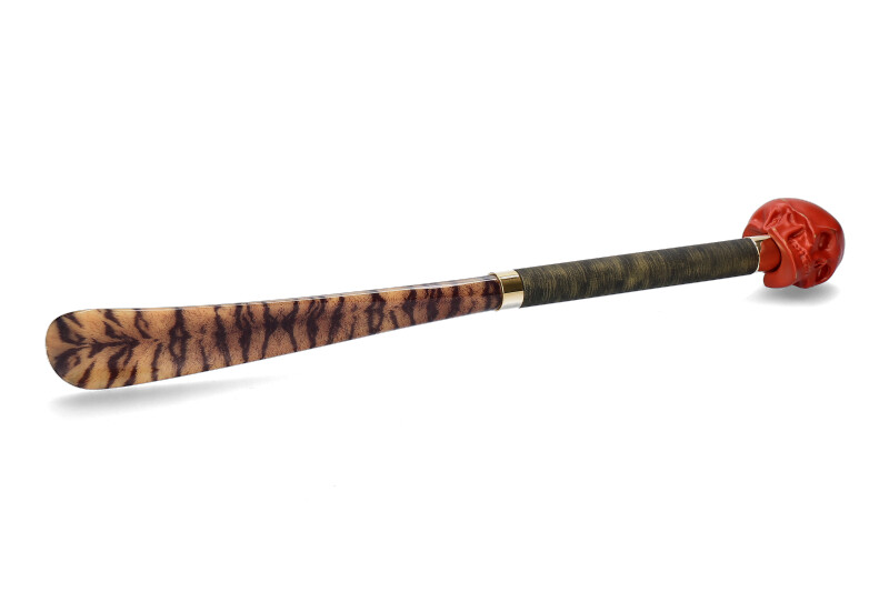 Utile4 Schuhanzieher SKULL MATT ORANGE/RED GOLD 