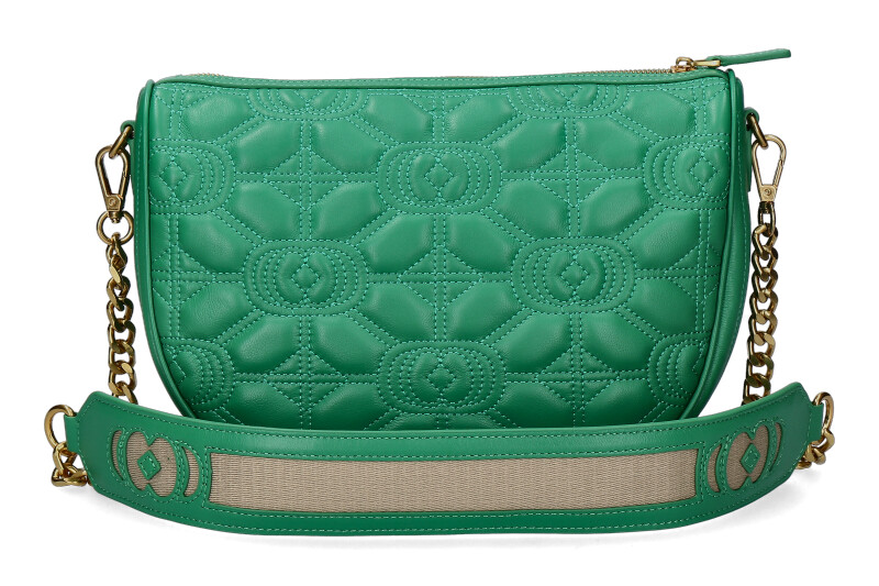La Carrie Schultertasche LEATHER GREEN