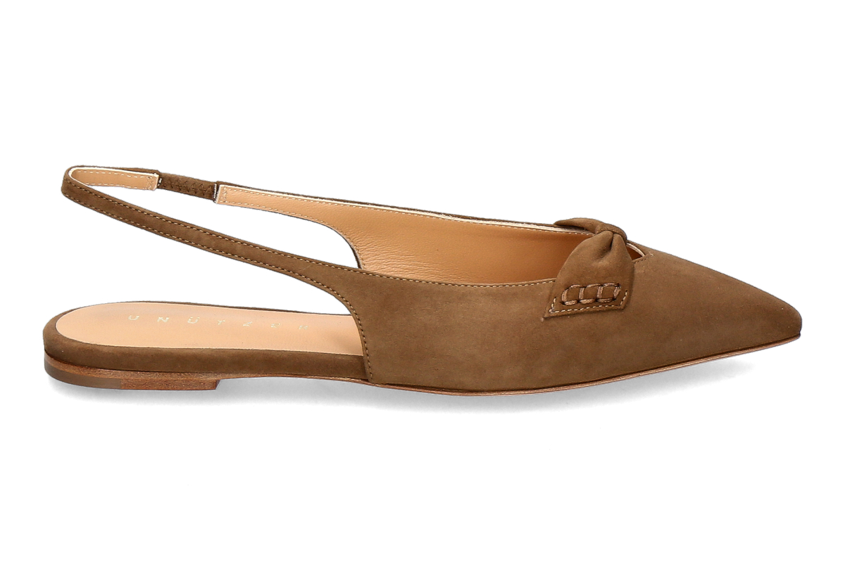 Unützer Slingballerina CAMOSCIO- taupe/ braun