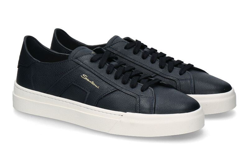 Santoni Herren- Sneaker DOUBLE BUCKLE- blue/blau