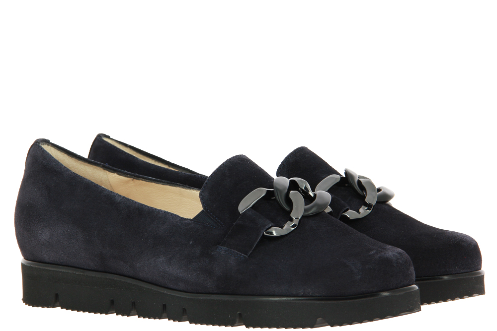 Hassia  Slipper PISA G SOFTVELOUR LEDER OCEAN 