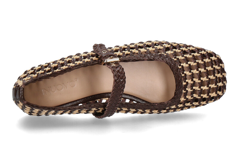 Inuovo Ballerina GOAT- chocolate/braun