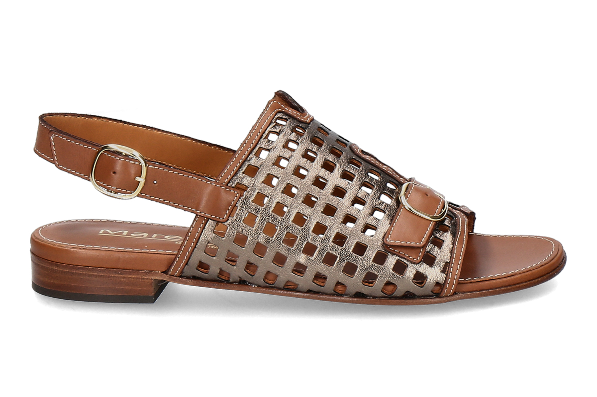 Maretto Sandale 2460 NAPPA- tabacco/ anthrazit