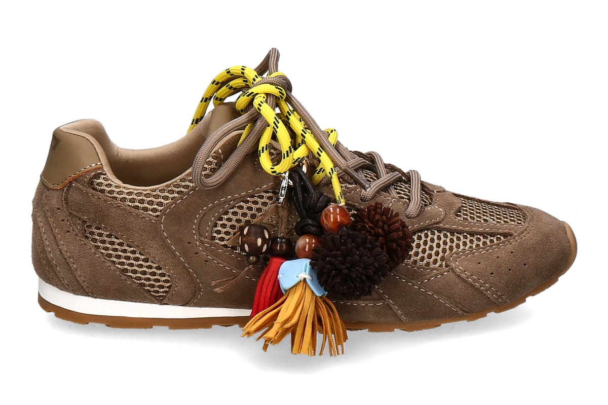 3P Damen- Sneaker BLAST L424 NET- taupe/ braun