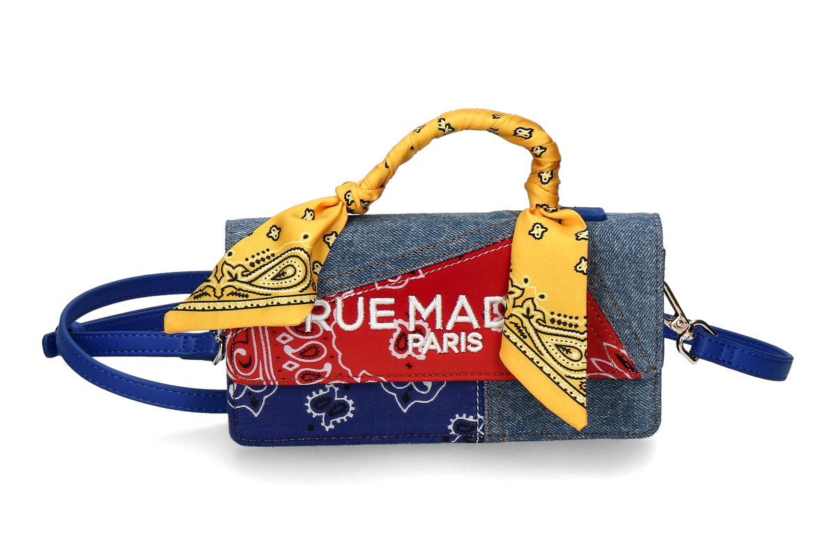 Rue Madam Schultertasche PAISLEY SHOULDER- blau/ denim blue