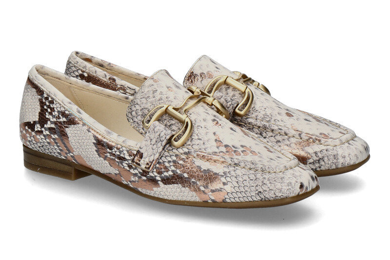 Mjus Loafer LEATHER- rame/hellgrau