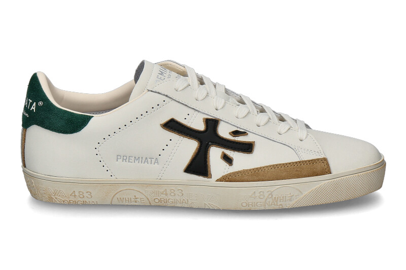 Premiata Herren- Sneaker TIMELESS TRAINERS STEVEN- weiss