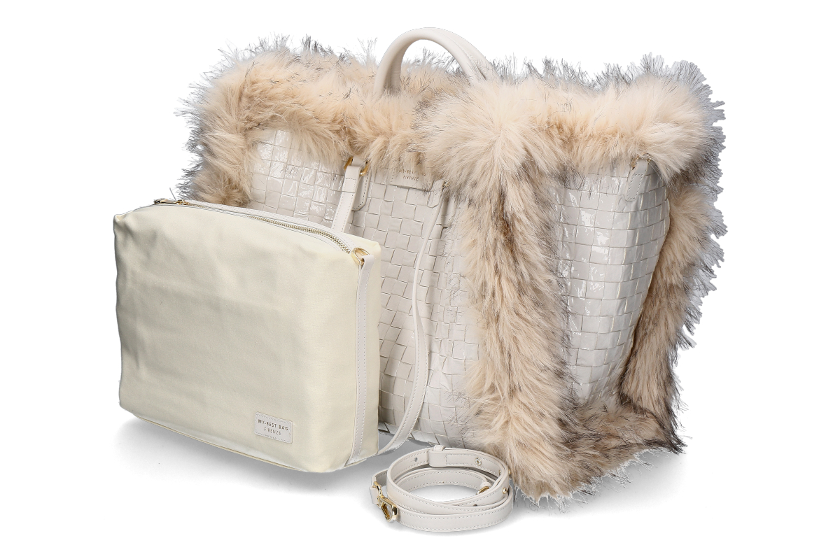 My-Best Bag Firenze Tasche ATENA CHAMONIX- weiss/beige