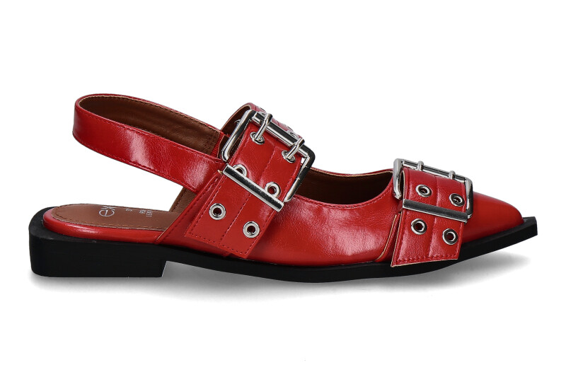Exé Slingballerina PATENT- red/rot