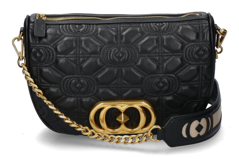 La Carrie Schultertasche LEATHER BLACK