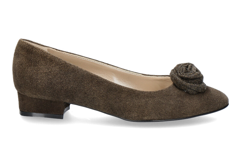 dirndl + bua Pumps ANTIKBOCK- moor