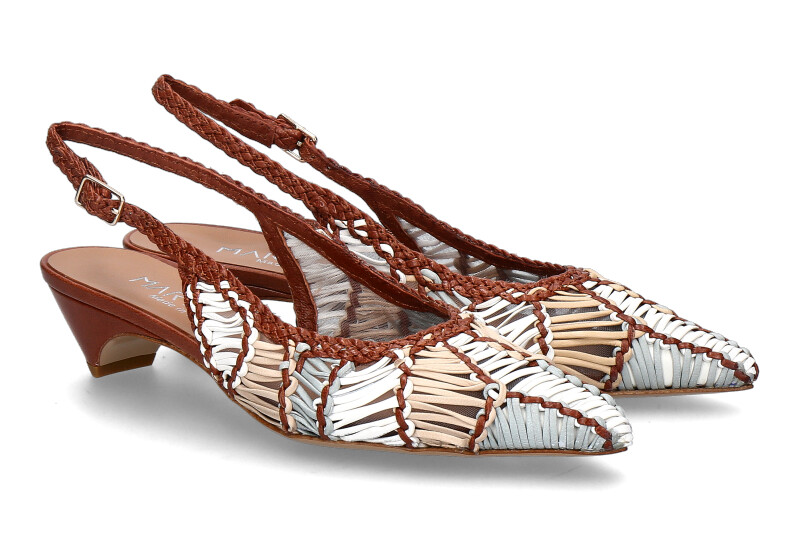 Martina T Slingpumps N1008 INTRECCIO- multi/tan