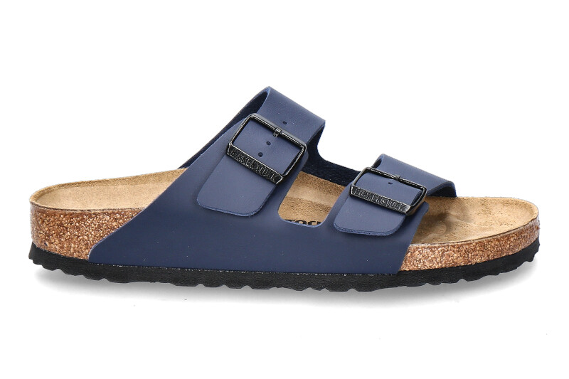 Birkenstock Pantolette ARIZONA SCHMAL BIRKO-FLOR BLAU (40)