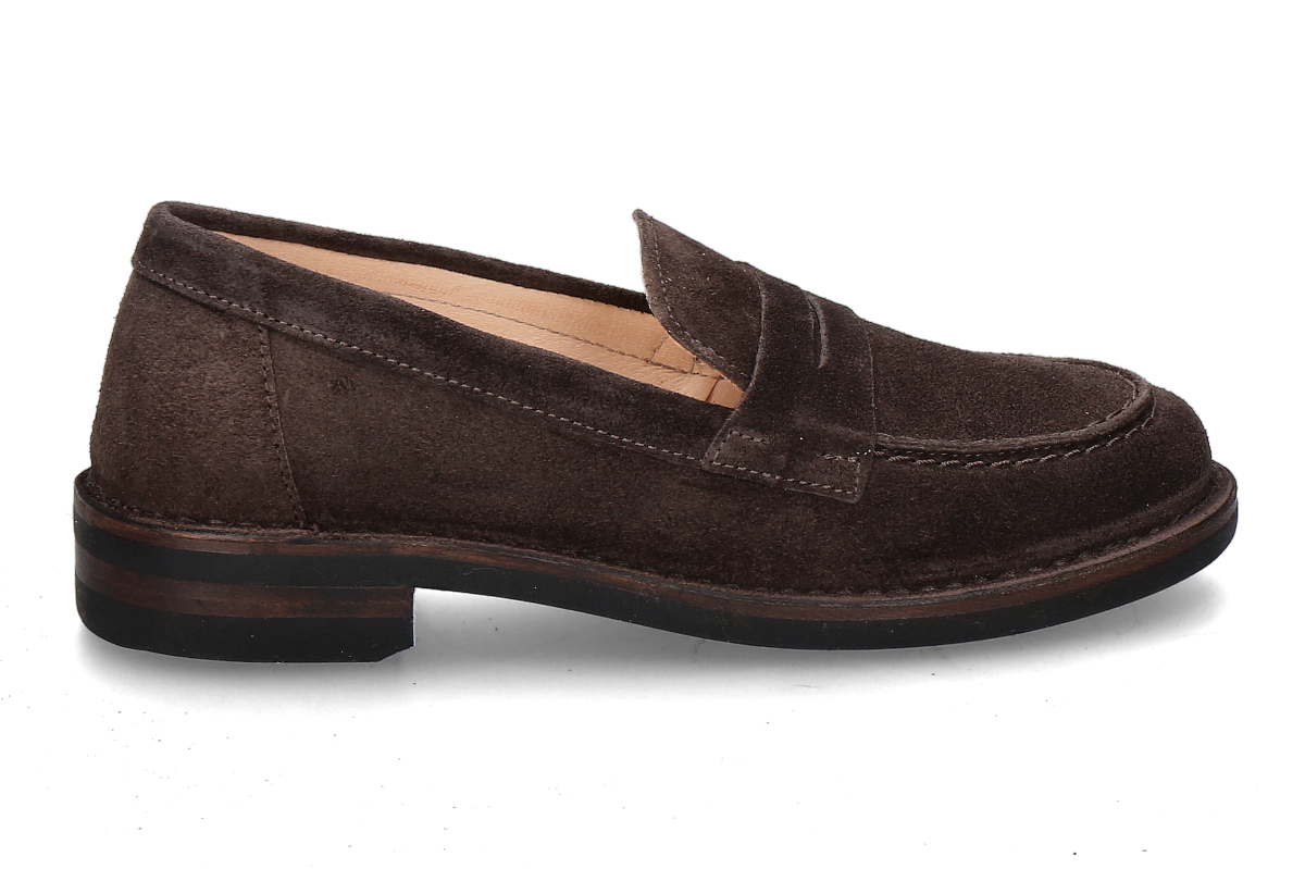 Astorflex Damen- Slipper DIANEFLEX RUBBER- moro/dunkelbraun