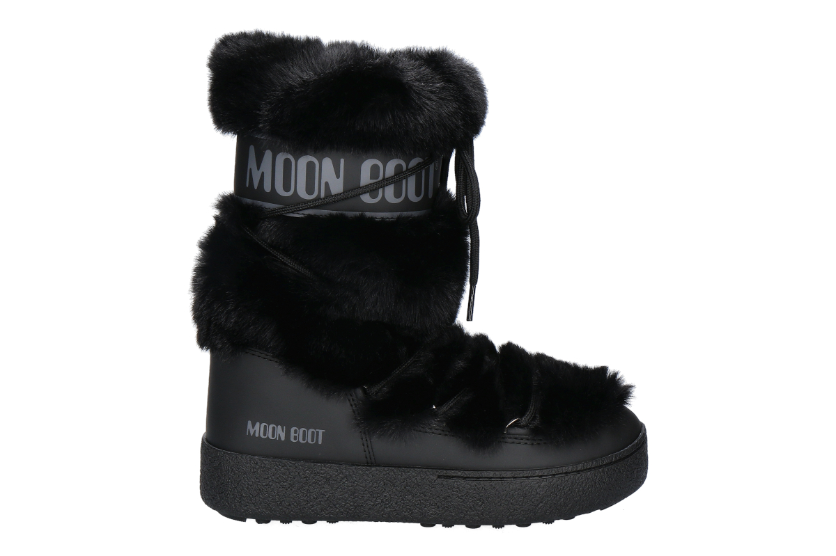 Moon Boot Damen Stiefel LTRACK HIGH FAUX FUR- black/ schwarz