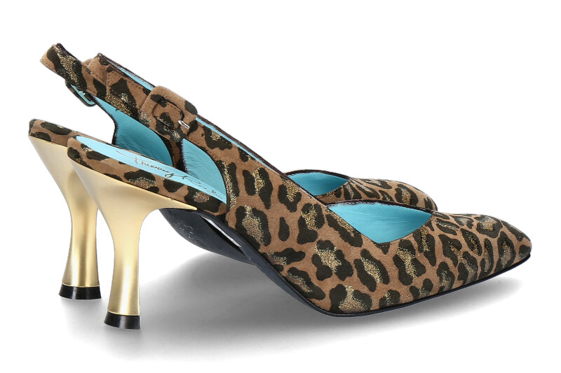 Thierry Rabotin Slingpumps MANIE NUBA OLIVE BROWN (40)
