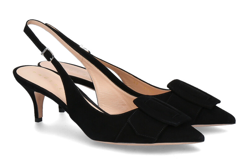 Unützer Slingpumps CAMOSCIO NERO (38½)